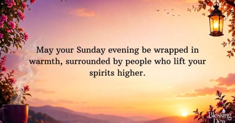 Sunday Evening, Quotes & Blessings – Relax, Reflect & Welcome a Peaceful New Week