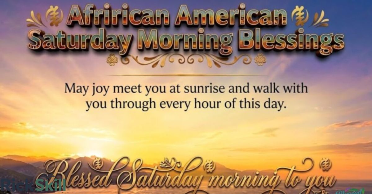 Saturday Morning Blessing