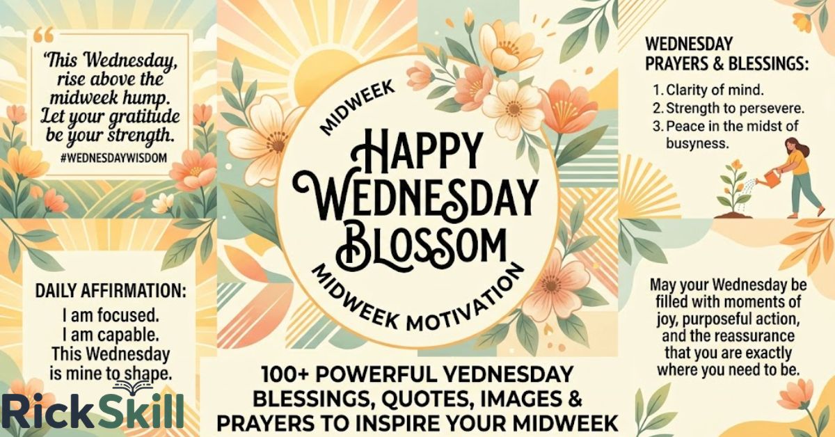 100+ Powerful Wednesday Blessings, Quotes, Images & Prayers to Inspire Your Midweek