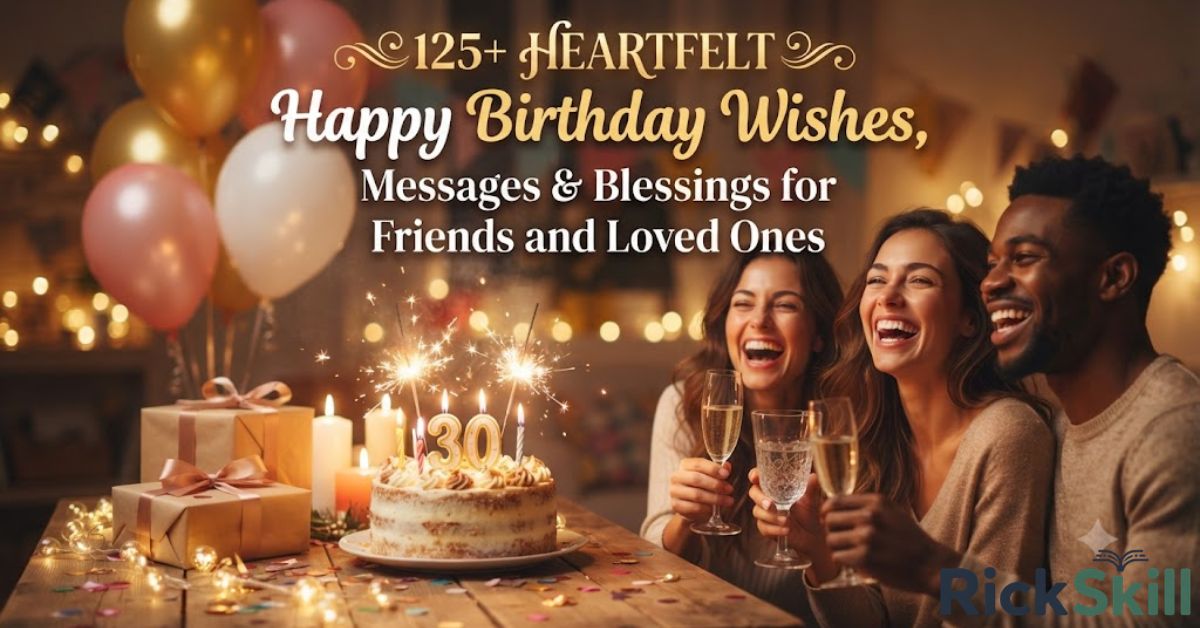125+ Heartfelt Happy Birthday Wishes, Messages & Blessings for Friends and Loved Ones