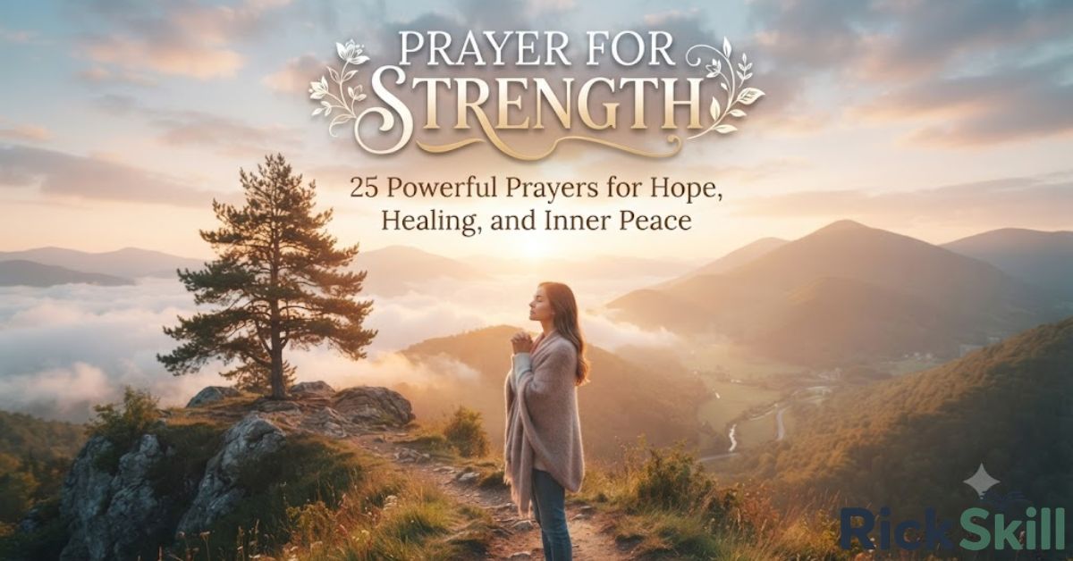 Prayer for Strength – 25 Powerful Prayers for Hope, Healing, and Inner Peace